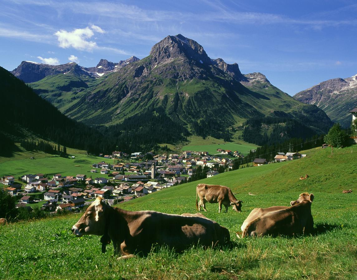 Hotel Pension Echo Lech am Arlberg Eksteriør billede